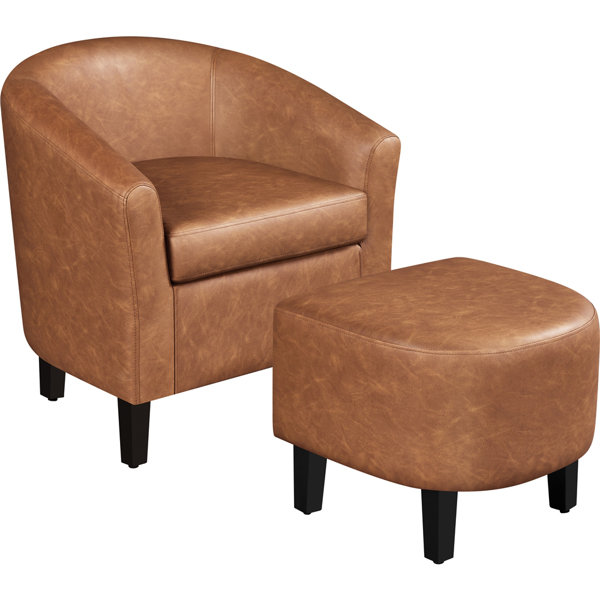 Lucea barrel 2024 chair and ottoman